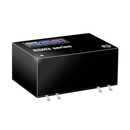 Thumbnail - RECOM RSH3-2405S/H2 DC/DC-Wandler 24 V 5 V 0.6 A 3 W Anzahl Ausgänge: 1 x Inhalt 1 St.