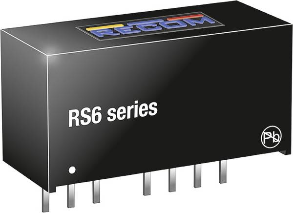 RECOM RS6-1212S DC/DC-Wandler  12 V 0.5 A 6 W Anzahl Ausgänge: 1 x Inhalt 1 St.