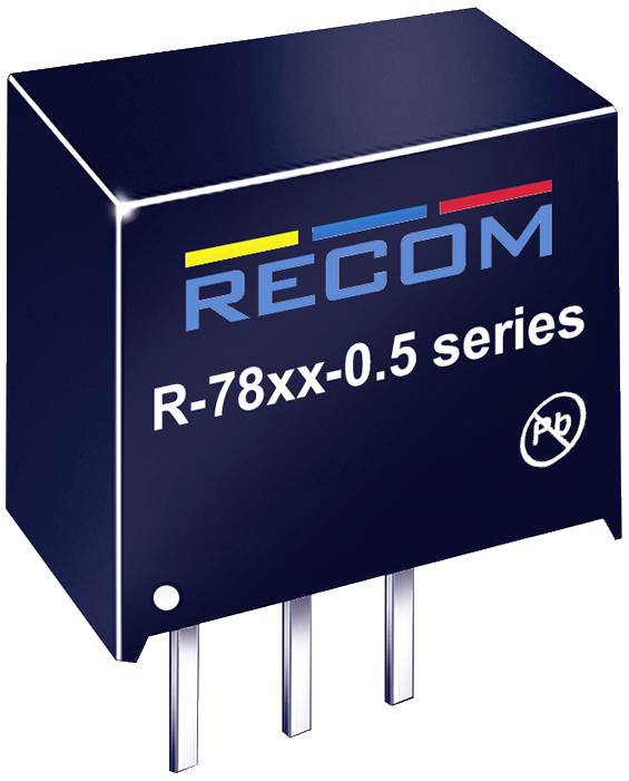 RECOM DC/DC-Wandler, Print RECOM R-781.8-0.5 1.8 V 500 mA 1 W Anzahl Ausgänge: 1 x