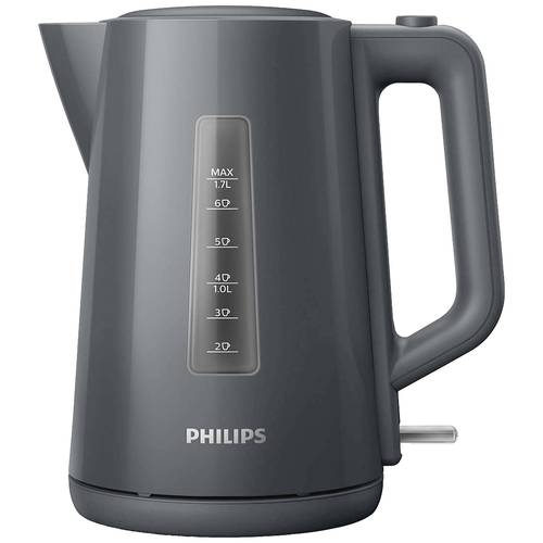 Philips Home Series 3000 Daily Wasserkocher schnurlos, Überhitzungsschutz Dunkelgrau Fassungsvermögen: 1.7 l