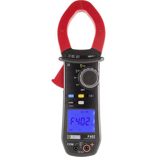 Thumbnail - Chauvin Arnoux F402 Stromzange digital Spritzwassergeschützt (IP54) CAT III 1500 V, CAT IV 1000 V Anzeige (Counts): 1000...