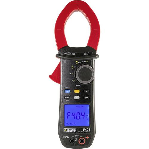 Thumbnail - Chauvin Arnoux Stromzange kalibriert (DAkkS-akkreditiertes Labor) digital Spritzwassergeschützt (IP54) CAT III 1500 V, C...