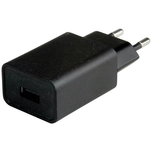 VALUE USB Charger mit Euro-Stecker, 1-Port (Typ-A), 12W