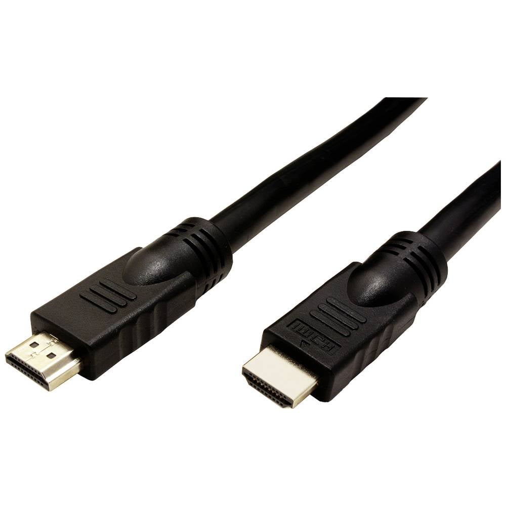 Roline HDMI Aansluitkabel HDMI-A stekker 20 m Zwart 14013455 HDMI-kabel