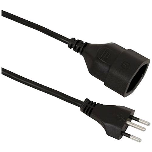 VALUE Verlängerungskabel T12/T13, schwarz, 10 m