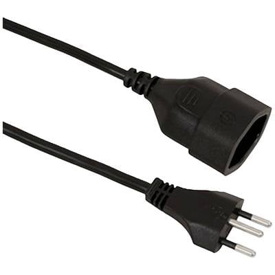 VALUE Verlängerungskabel T12/T13, schwarz, 10 m