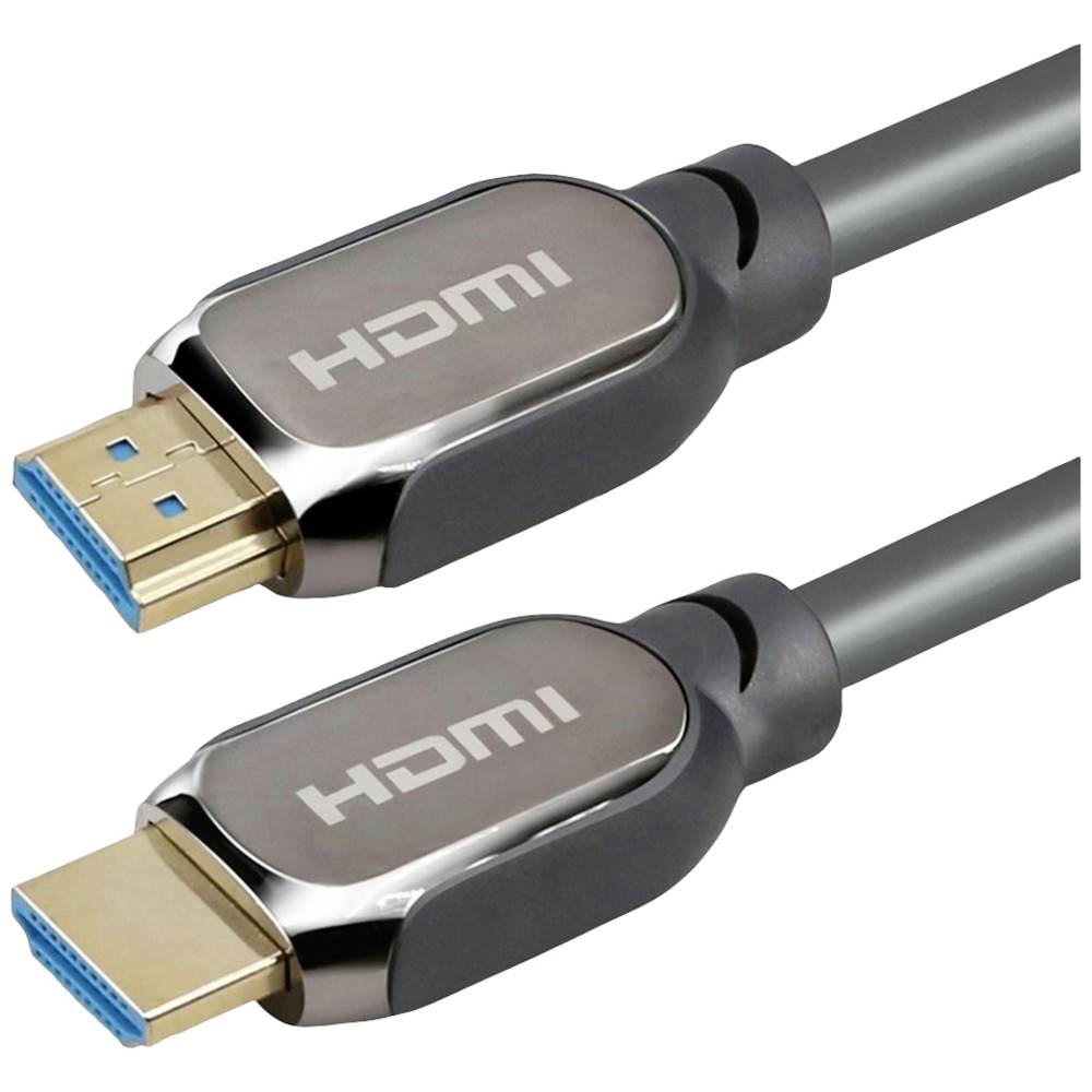 Roline HDMI Aansluitkabel HDMI-A stekker 2 m Zwart 11046011 Afgeschermd (dubbel) HDMI-kabel