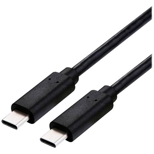 Thumbnail - ROLINE USB4 Gen3x2 Kabel, C–C, ST/ST, 40Gbit/s, 100W, schwarz, 1 m