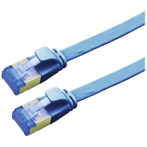 Thumbnail - VALUE Patchkabel Cat.6A (Class EA) FTP, extra-flach, blau, 1,5 m