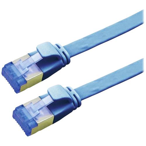 Thumbnail - VALUE Patchkabel Kat.6A (Class EA) FTP, extra-flach, blau, 2 m