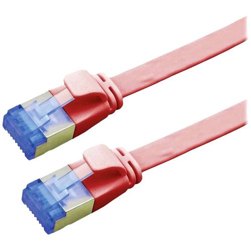 Thumbnail - VALUE Patchkabel Kat.6A (Class EA) FTP, extra-flach, rot, 0,5 m