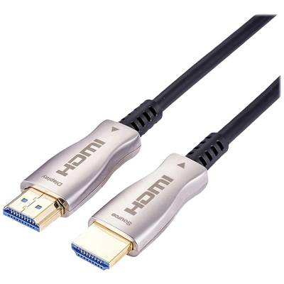 Value HDMI Anschlusskabel HDMI-A Stecker 15 m Schwarz 14993479 Ultra HD (4k) HDMI mit Ethernet HDMI-Kabel