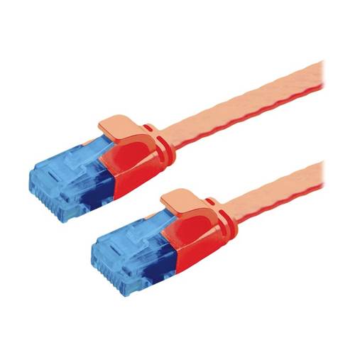 Thumbnail - VALUE Patchkabel Kat.6A (Class EA) UTP, extra-flach, rot, 3 m