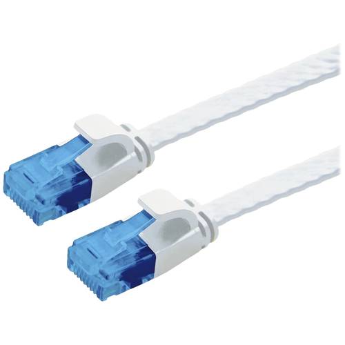 Thumbnail - VALUE Patchkabel Kat.6A (Class EA) UTP, extra-flach, weiß, 0,5 m