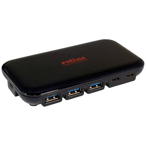 ROLINE USB 3.2 Gen 2 Hub, 7-fach (3x Typ C + 4x Typ A)
