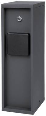BOLD 10618 Gartensteckdose 3fach Anthrazit ohne Kabel