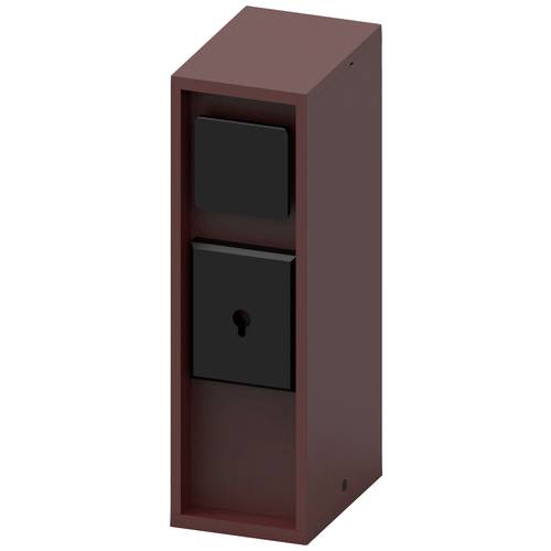 Thumbnail - BOLD 10621 Gartensteckdose 3fach Rost ohne Kabel, mit Schalter, mit Timer, per App steuerbar, programmierbar