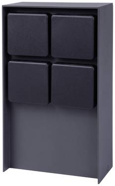 BOLD 11030 Gartensteckdose 4fach Anthrazit ohne Kabel