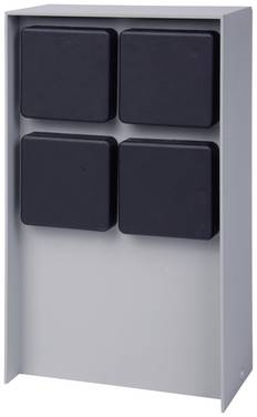 BOLD 11098 Gartensteckdose 4fach Hellgrau ohne Kabel
