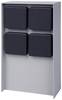 BOLD 11098 Gartensteckdose 4fach Hellgrau ohne Kabel