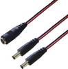BKL Electronic 075920 DC-Verteiler Niedervolt-Stecker - DC-Kupplung 5.5 mm 2.1 mm 0.30 m 1 St. Single