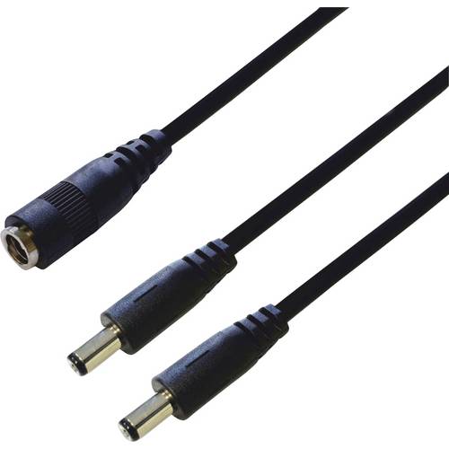 Thumbnail - BKL Electronic 075922 DC-Verteiler Niedervolt-Stecker - DC-Kupplung 5.5 mm 2.1 mm 0.30 m 1 St. Single