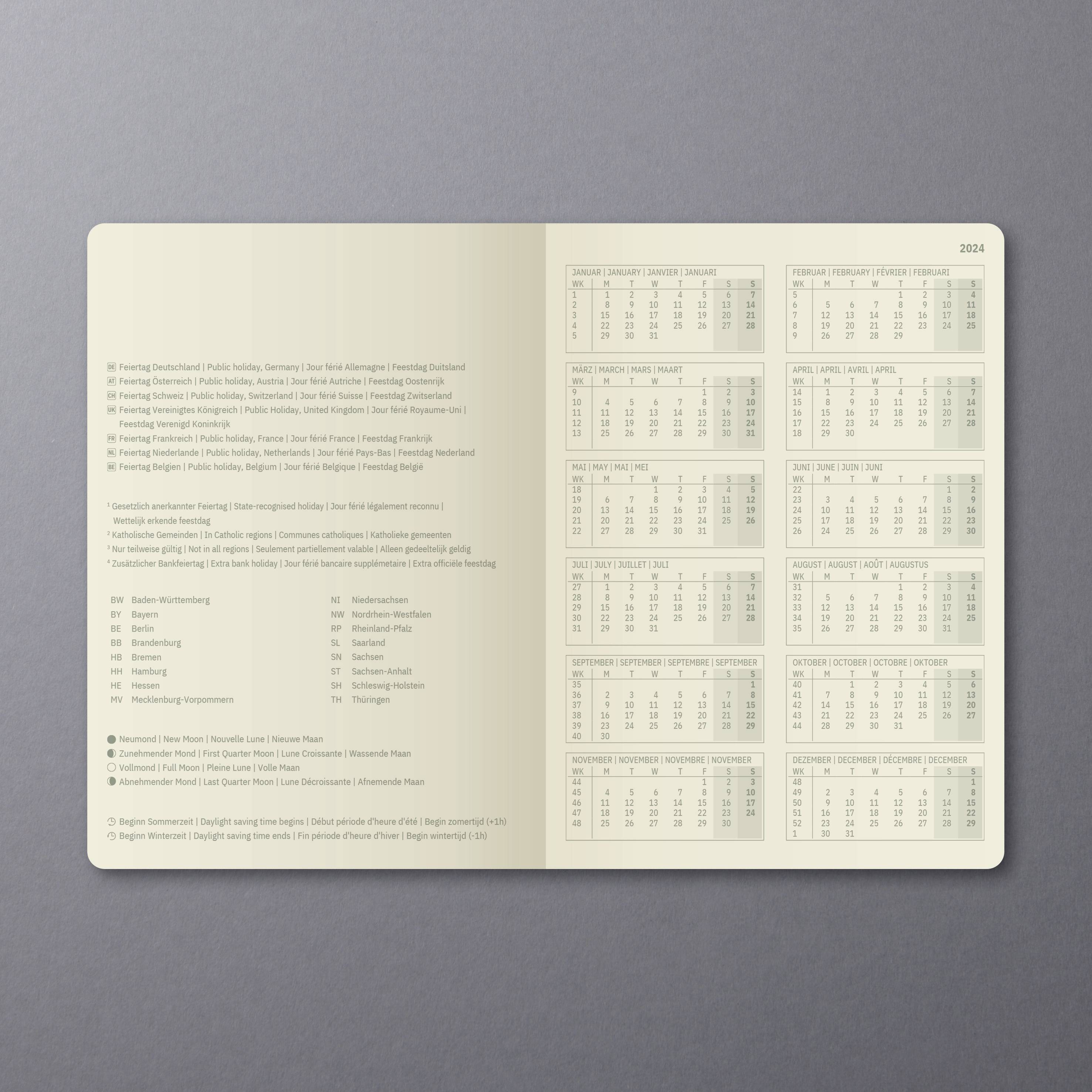 Sigel Tageskalender Conceptum 2024 C2410 DIN A5 Farbe des Einbandes: Schwarz 1 St.-3