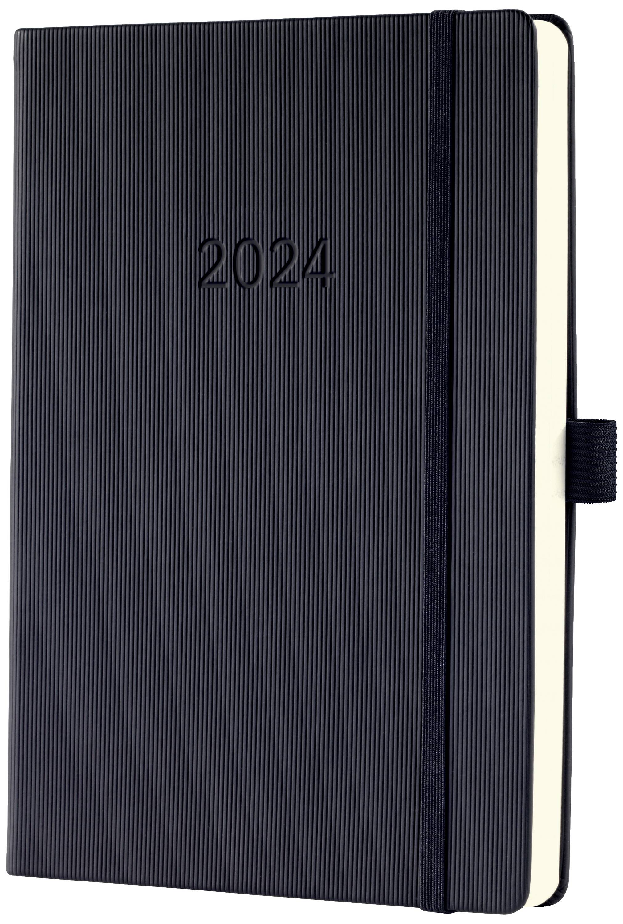 Sigel Tageskalender Conceptum 2024 C2410 DIN A5 Farbe des Einbandes: Schwarz 1 St.-0