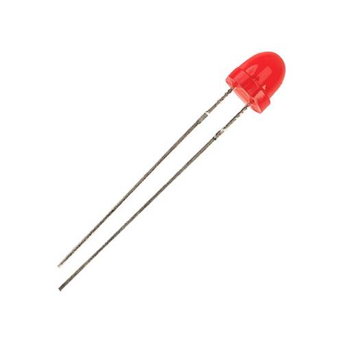 Thumbnail - Kingbright LED bedrahtet Rot Rund 5 mm 20 mcd 60 ° 30 mA 2 V