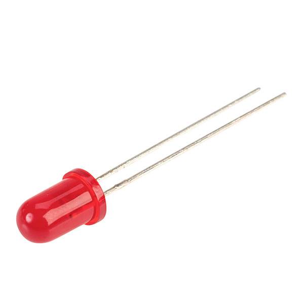 Kingbright L-7113ID-12V LED bedrahtet Rot Rund 5 mm 30 mcd 30 ° 8.5 mA 12 V