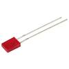 Kingbright LED bedrahtet Rot Rechteckig 2 x 5 mm 12.5 mcd 110 ° 30 mA 2 V