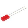 Kingbright LED bedrahtet Rot Rechteckig 2 x 5 mm 5 mcd 110 ° 30 mA 2 V