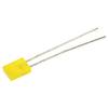 Kingbright LED bedrahtet Gelb Rechteckig 2 x 5 mm 8 mcd 110 ° 30 mA 2.1 V