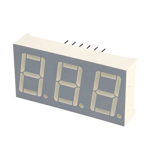 Kingbright 7-Segment-Anzeige Rot   2 V  BA56-12EWA