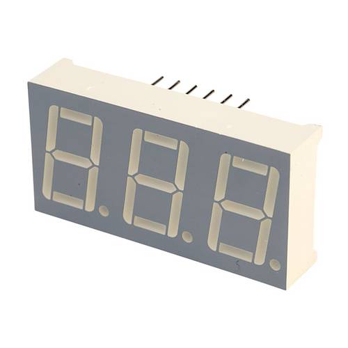 Kingbright 7-Segment-Anzeige Grün 2.2 V BA56-12GWA