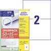 Avery-Zweckform 6604 Universal-Etiketten 210 x 148 mm Papier Weiß 130 St. Permanent haftend Farblaserdrucker, Laserdrucker