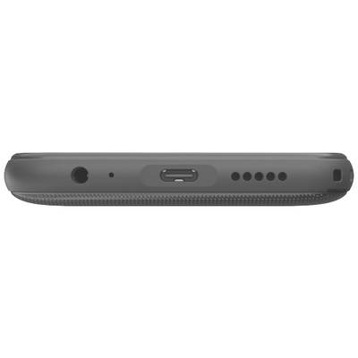 Unterseite eines Smartphones mit USB-C-Anschluss, Kopfhörerbuchse und Lautsprechergittern.