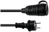 Eurolite 30245697 Strom Verlängerungskabel 16 A Schwarz 10 m H07RN-F 3G 1,5 mm²