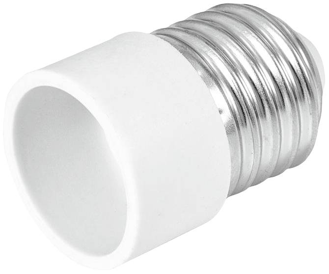 Ein Adapter mit E27-Gewinde, offenem Ende, für Lampenfassungen, ermöglicht den Anschluss verschiedener Lampentypen.