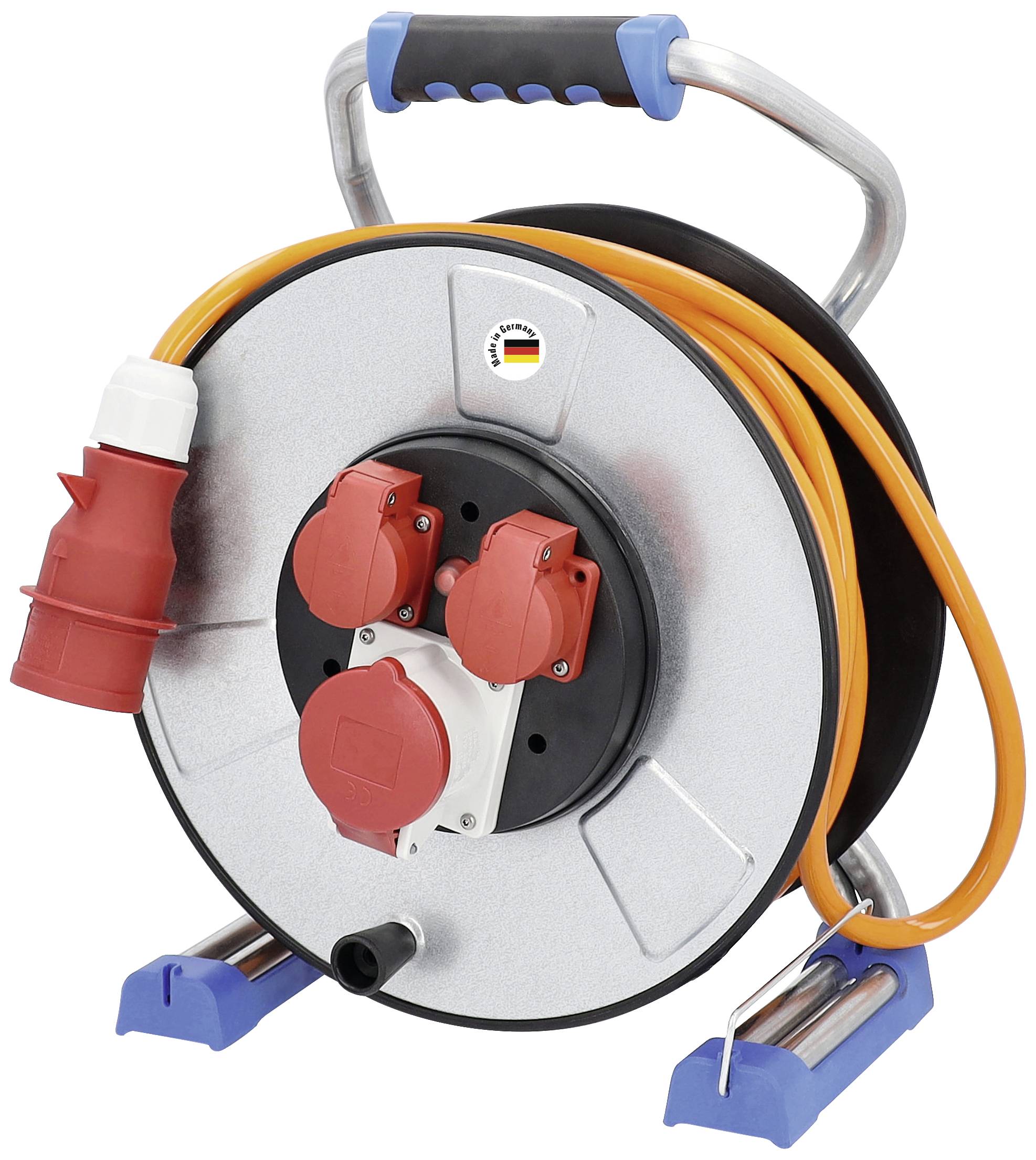 AS Schwabe 23998 Kabelhaspel 25 m Oranje CEE-stekker 16 A 5-polig