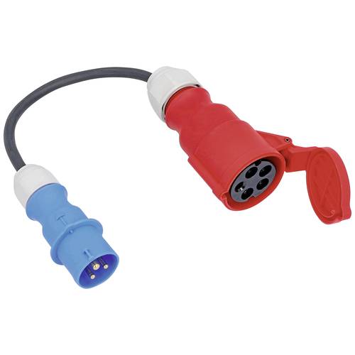 AS Schwabe 61374 Strom Adapterkabel 16 A Schwarz 0.3 m H07RN-F 3X 2,5 mm²