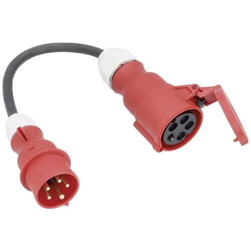 Thumbnail - AS Schwabe 61376 Strom Adapterkabel 16 A Schwarz 0.3 m H07RN-F 5G 2,5 mm²
