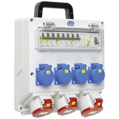AS Schwabe CEE Stromverteiler FIXO 11D 61513 400 V 32 A