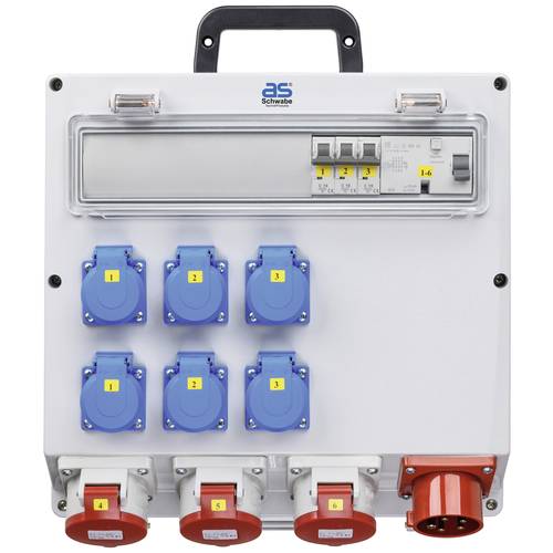 AS Schwabe CEE Stromverteiler FIXO 2 61514 400 V