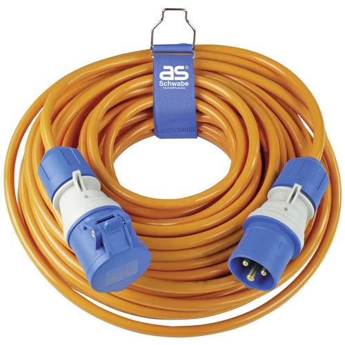 AS Schwabe 62433 Strom Verlängerungskabel 16 A 25 m H07BQ-F 3G 2,5 mm²
