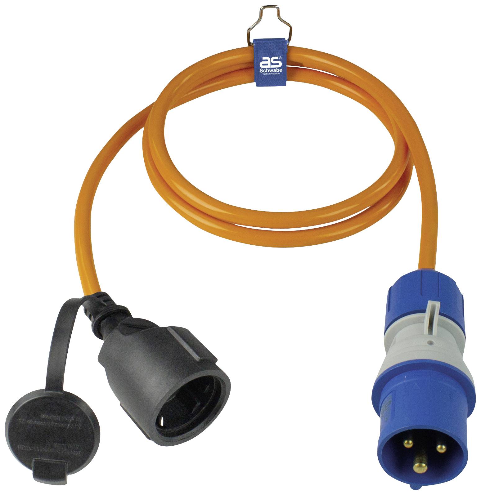 AS Schwabe 62435 Camping-CEE-Adapterkabel 16 A 3polig 1 St.