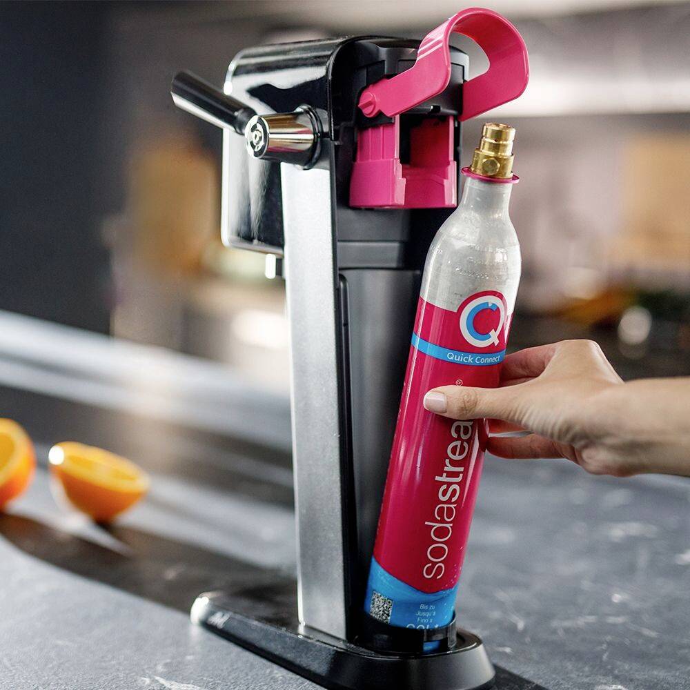Sodastream Wassersprudler Art Schwarz, Edelstahl-3