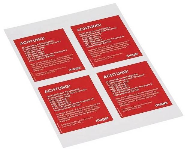 Hager FZ10TS2D FZ10TS2D Hinweisschild 1 St.