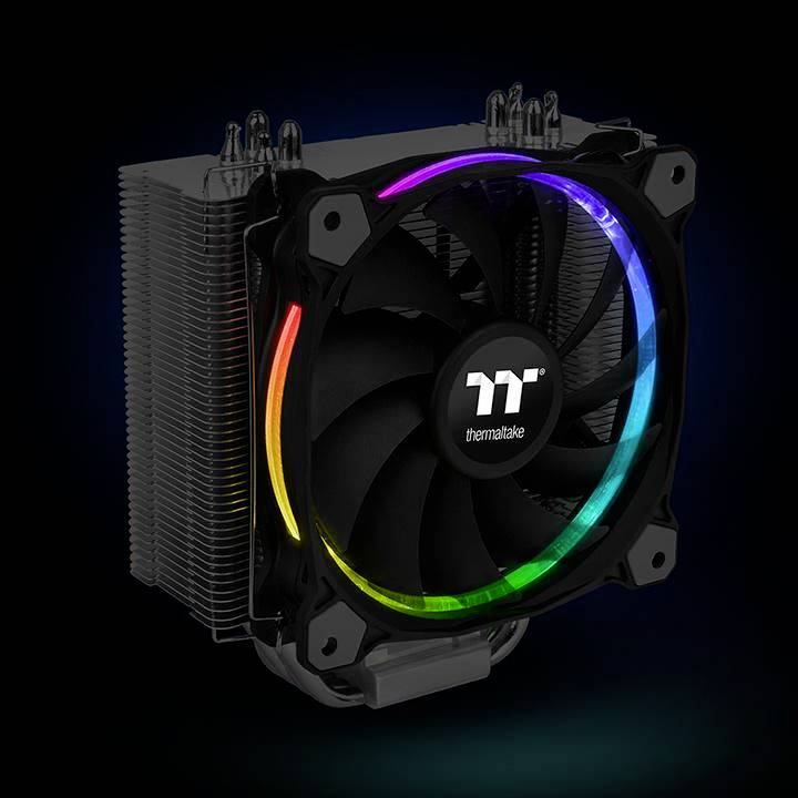 Thermaltake Riing Silent 12 RGB - Sync Edition - Prozessor-Luftkühler - (für: LGA775, LGA1156, AM2, AM2+, LGA1366, AM3,-2