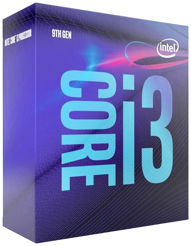 INTEL Core i3 9100 - 3.6 GHz - 4 Kerne - 4 Threads - 6 MB Cache-Speicher - LGA1151 Socket - OEM